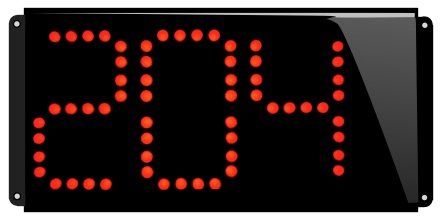 afficheur numérique à leds